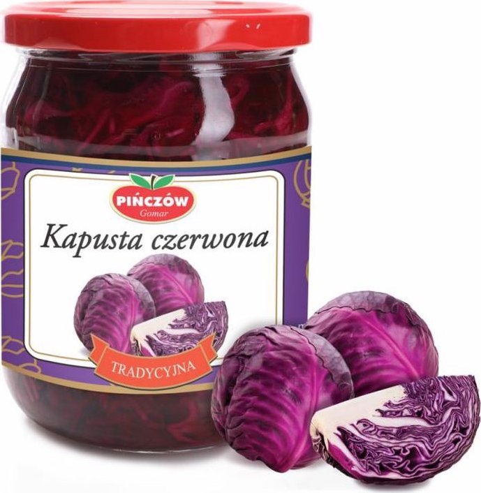 GOMAR Gomar Pińczów kapusta czerwona tradycyjna 480g