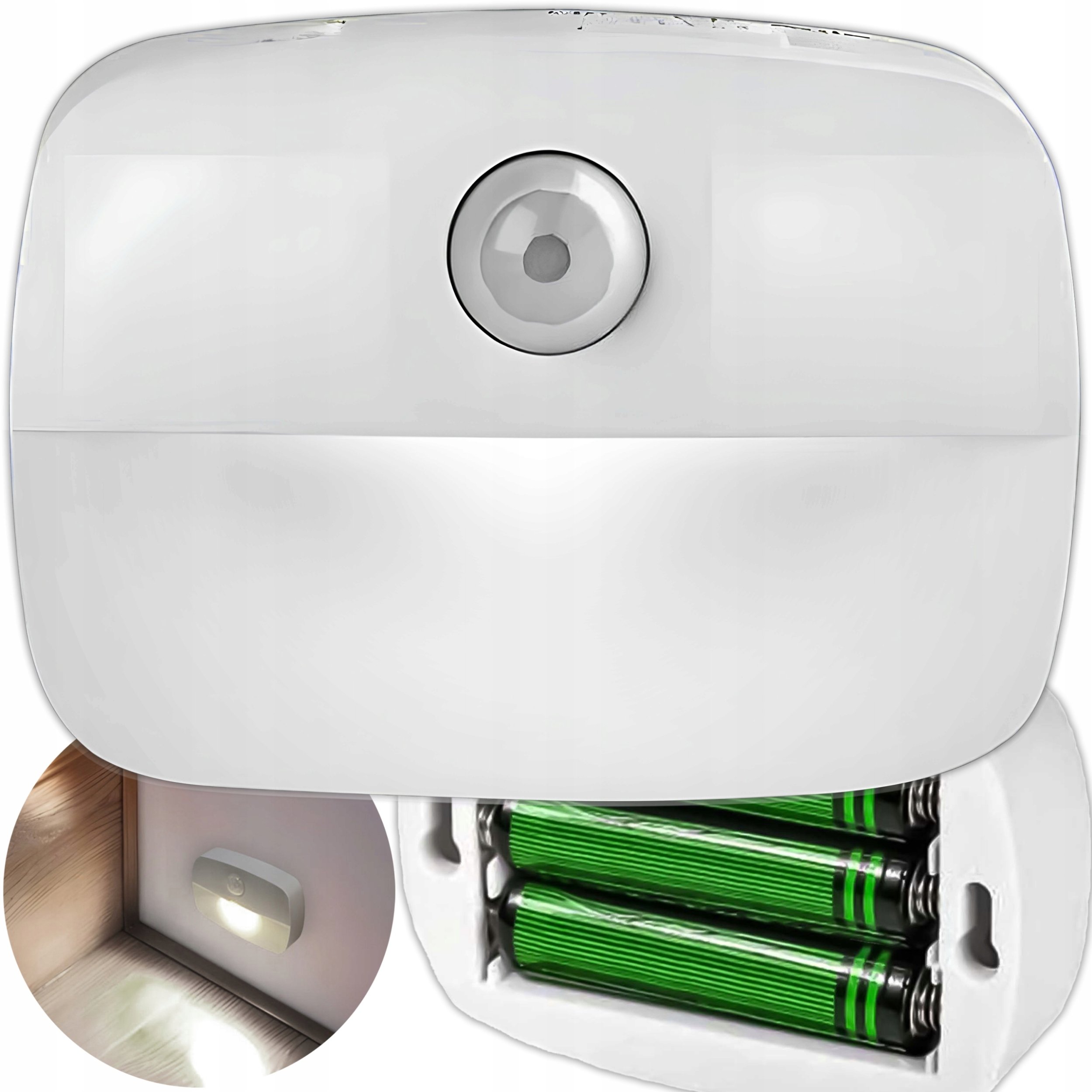 Lampka wtykowa do gniazdka Lumes Lampka nocna Renew Force biała