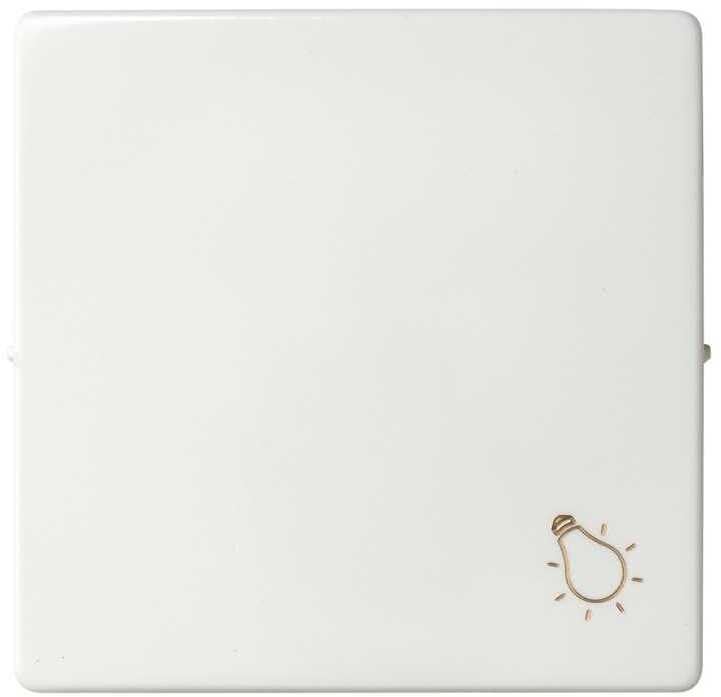 Kontakt-Simon Simon 82 Klawisz pojedynczy przycisk /światło/ biały 82018-30