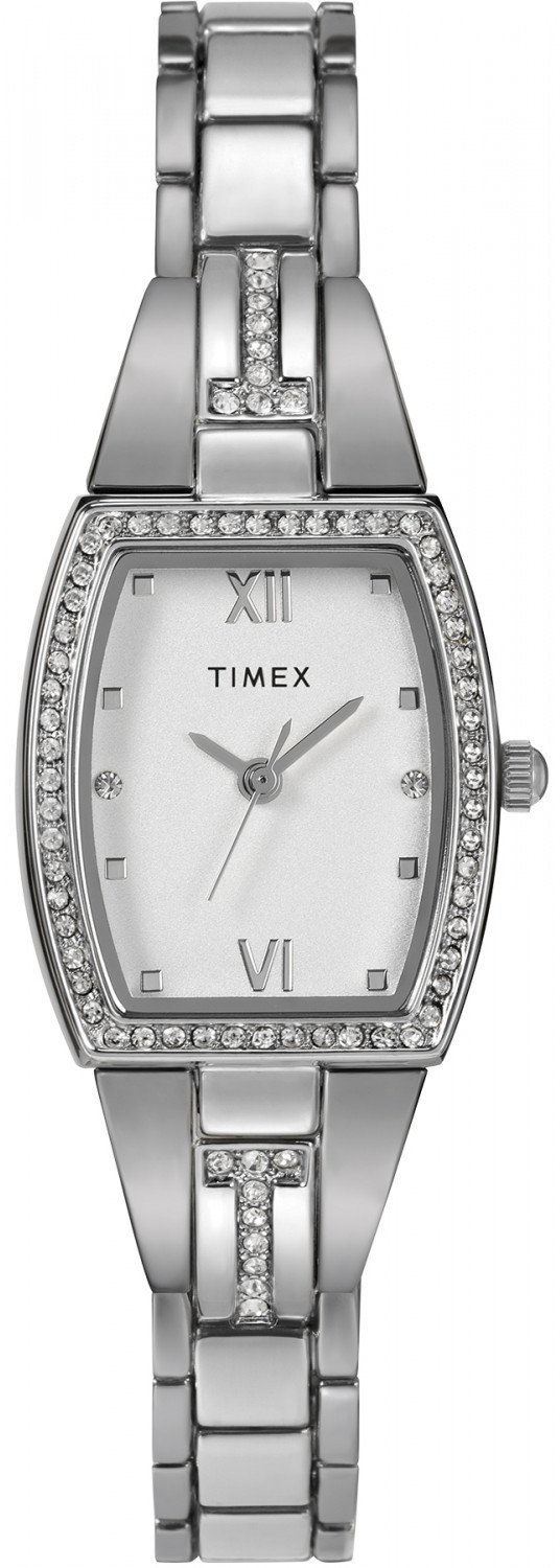 Zegarek damski Timex TW2W95600 CYRKONIE srebrny