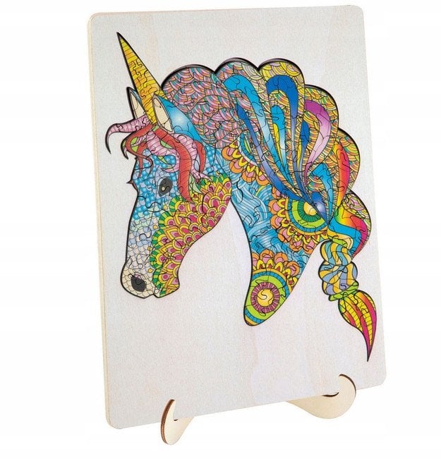 *****Puzzle drewn.jednorożec 140el 400086J 20768