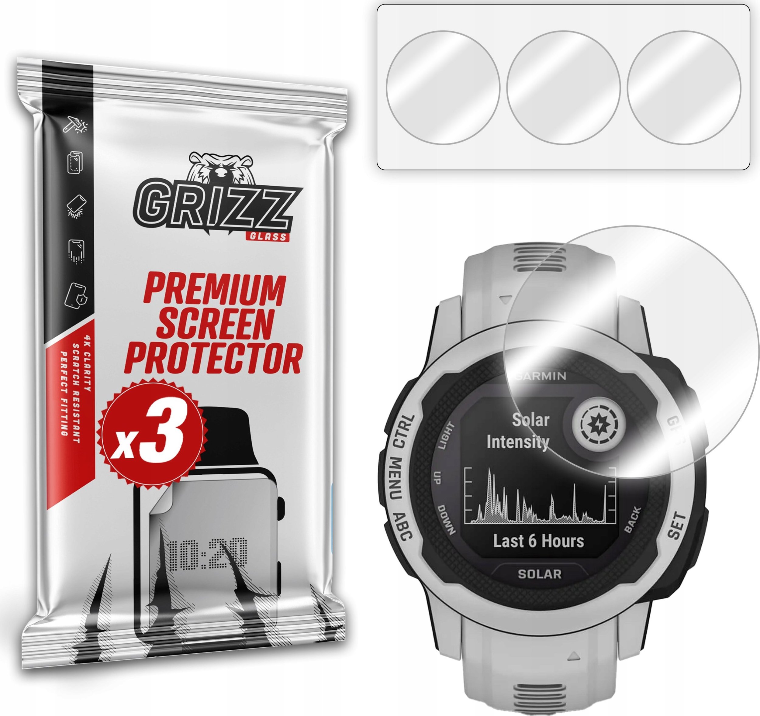 Folia hydrożelowa GrizzGlass Hydrofilm do Garmin Instinct 2S 40mm