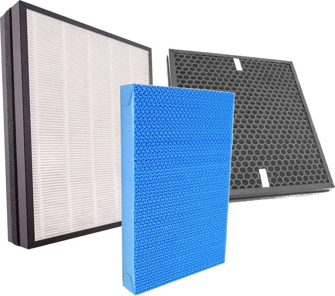 Zestaw HEPA Węglowy wodny AC4158 i AC4155 do oczyszczacza Philips AC4080