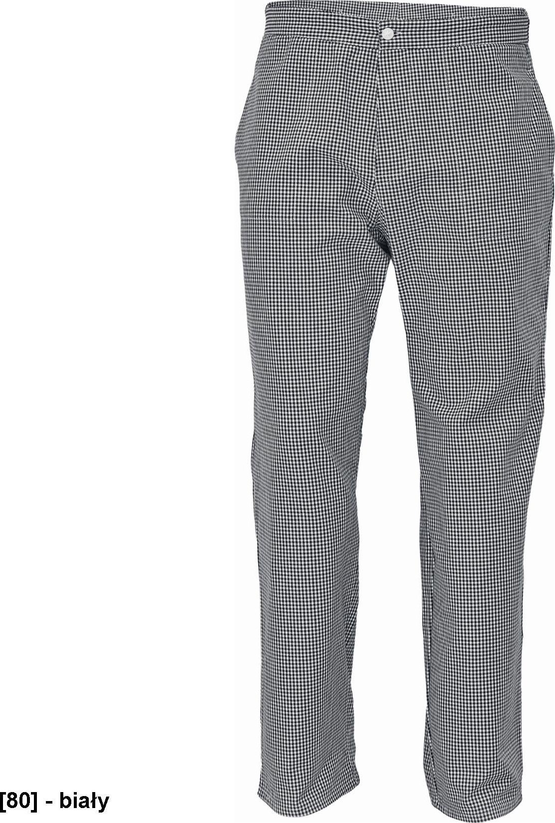CERVA PEPITO spodnie w czarnobiałą kratkę 58
