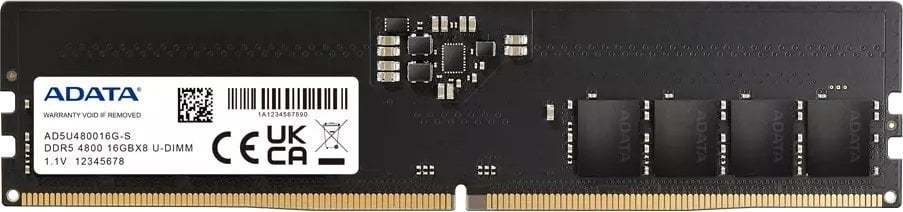Pamięć ADATA DDR5, 16 GB, 5600MHz, CL46 (AD5U560016G-S)
