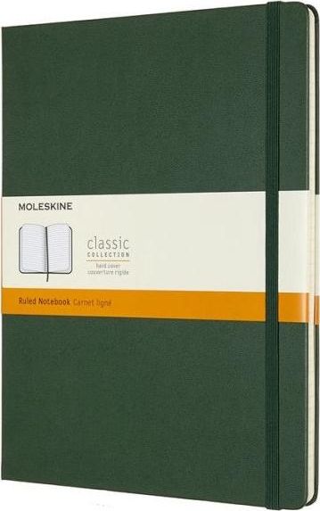 Moleskine Notes Classic XL 19x25 tw. linie myrtle green