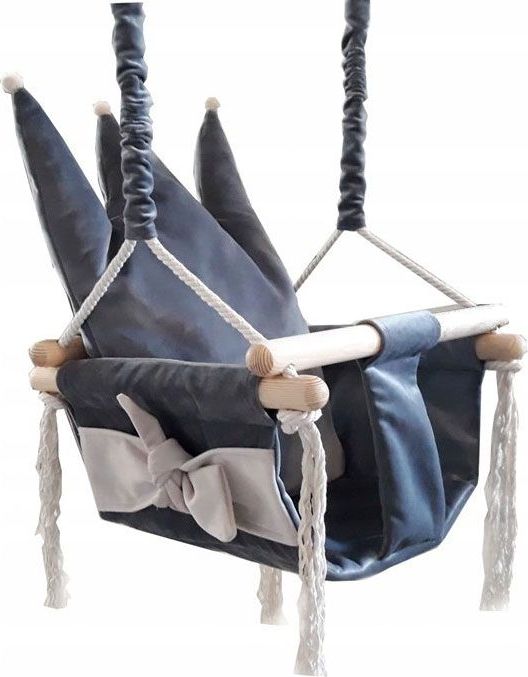 Huśtawka Elior Szara huśtawka dla dziecka - Rolly (E11353)