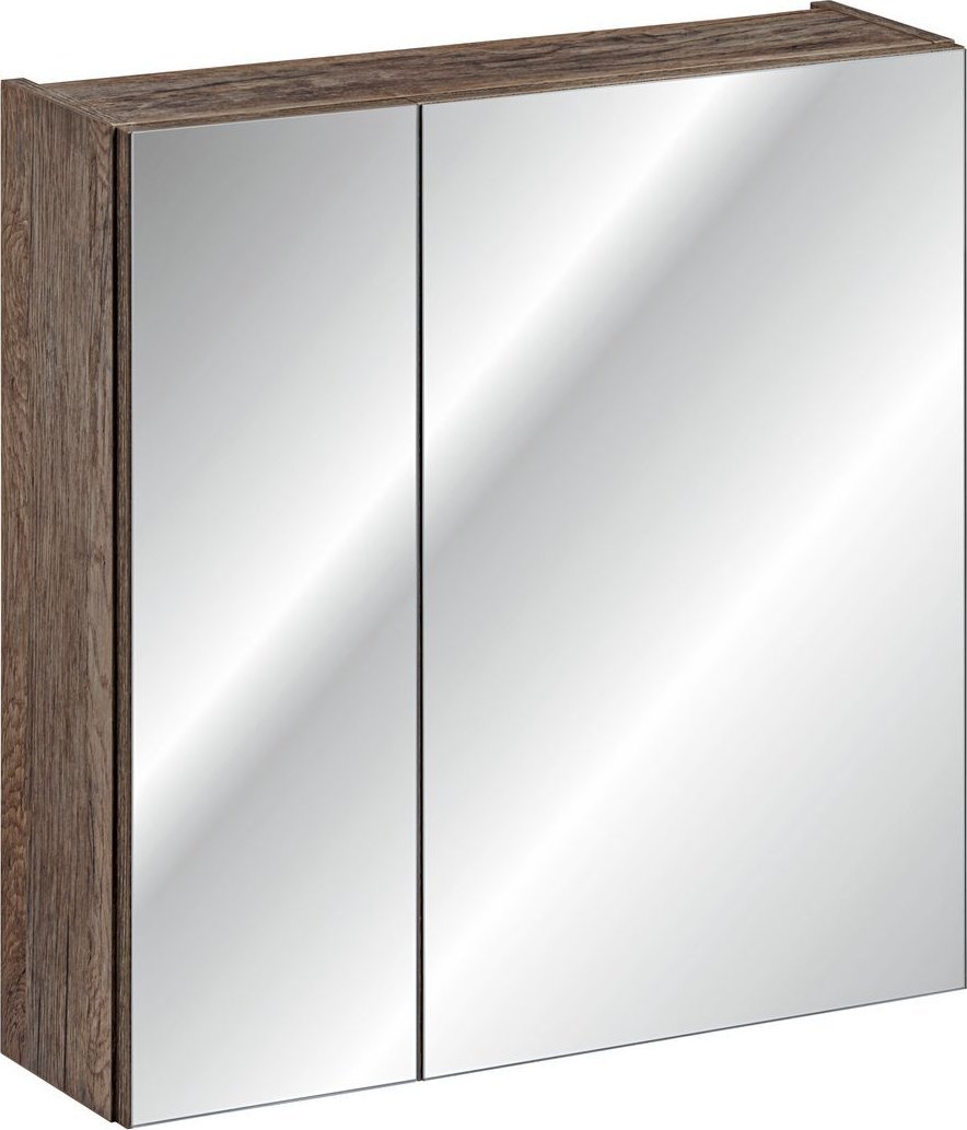 Comad Szafka wisząca z lustrem, Santa Fe, 60x17x65 cm, dąb vintage, mat