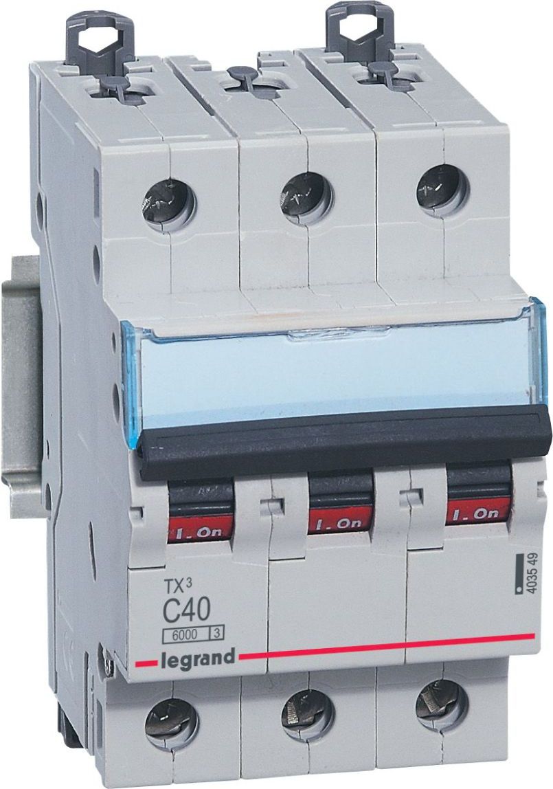 Legrand Wyłącznik nadprądowy S303 C40 TX3 40A 6kA 403549