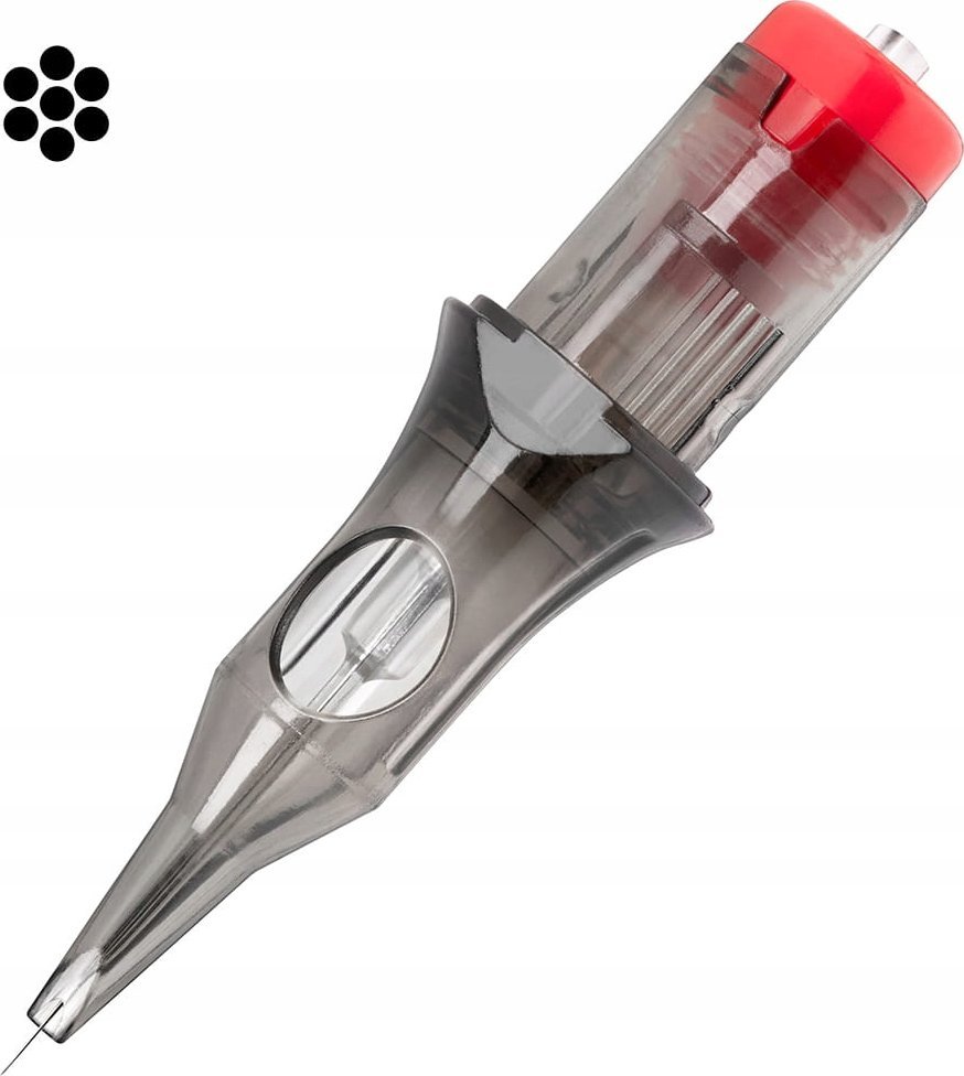 Activeshop Cartridge do tatuażu El Cartel V2 - 0.25 7RL Long Taper 10 szt.