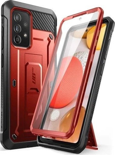 Supcase Etui Pancerne 360 Supcase Beetle Pro do Samsung Galaxy A72 Czerwony