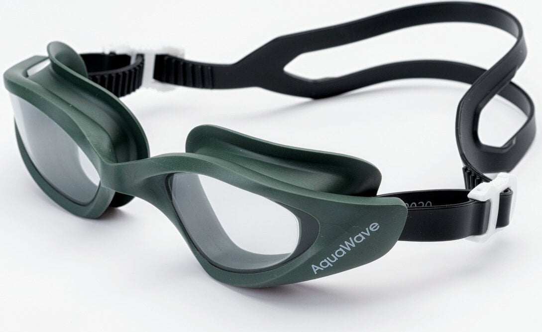 Okularki pływackie Aquawave Helm zielono-czarno-białe