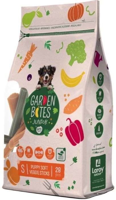 GARDEN BITES PUPPY SOFT VEGGIE STICKS "S" 8cm 28szt /210g 3/36
