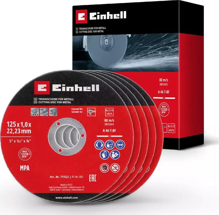 49711522 TARCZA DO METALU 125 MM, 5 SZT.