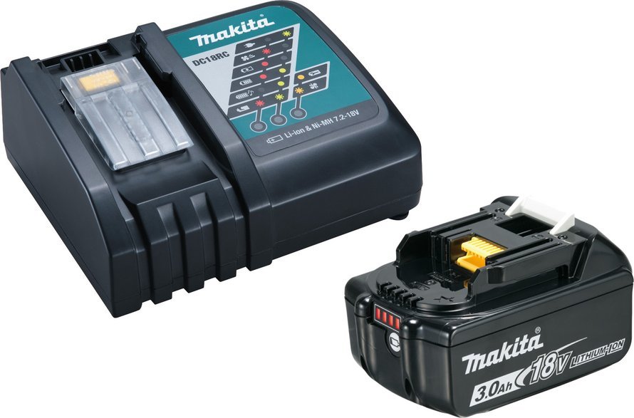Makita Zestaw zasilający LXT 18V akumulator 3,0Ah + szybka ładowarka (191A24-4)