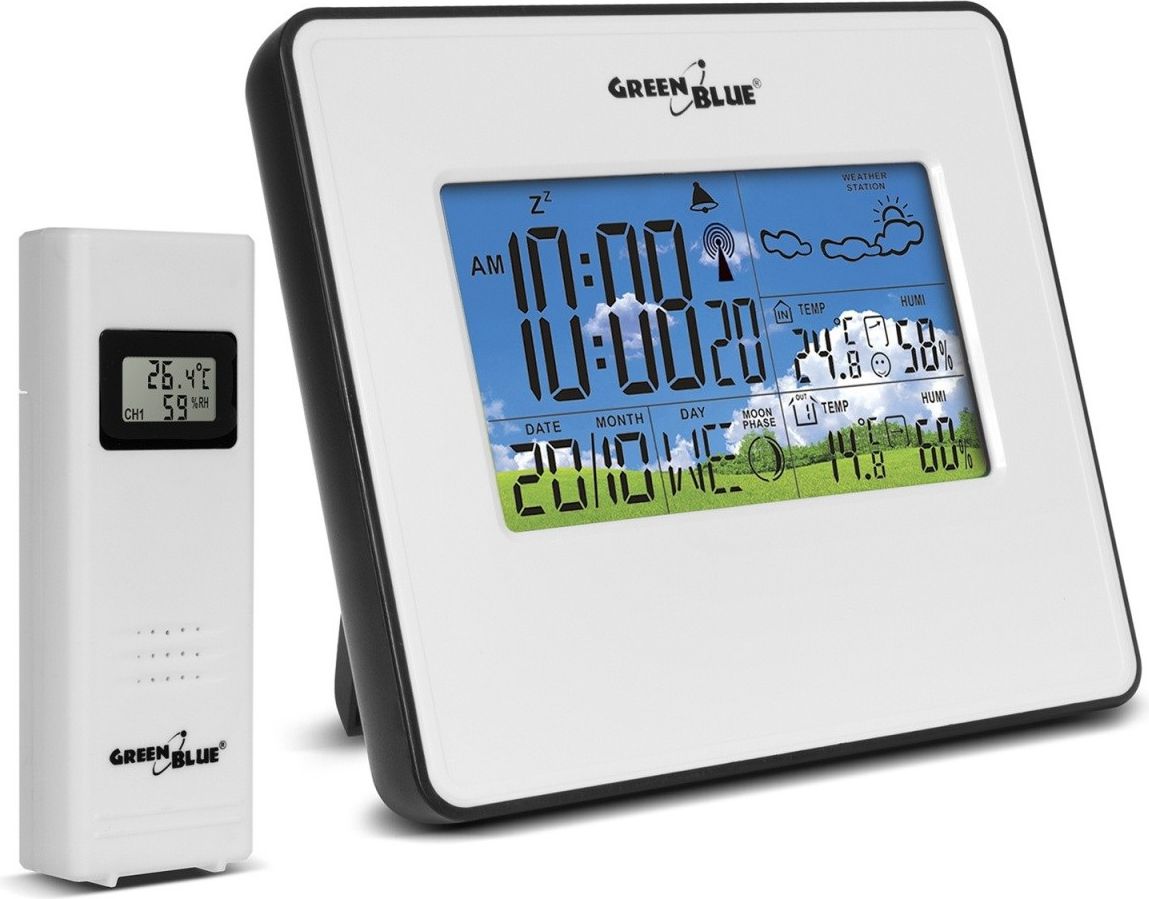 Stacja pogodowa GreenBlue White (GB147W)