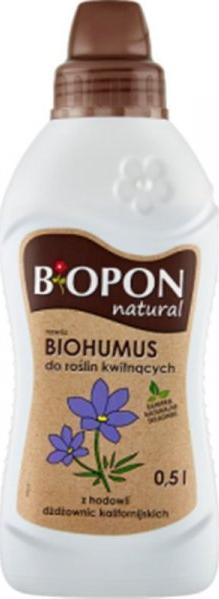 Biopon BIOHUMUS DO ROŚLIN KWITNĄCYCH 0.5L