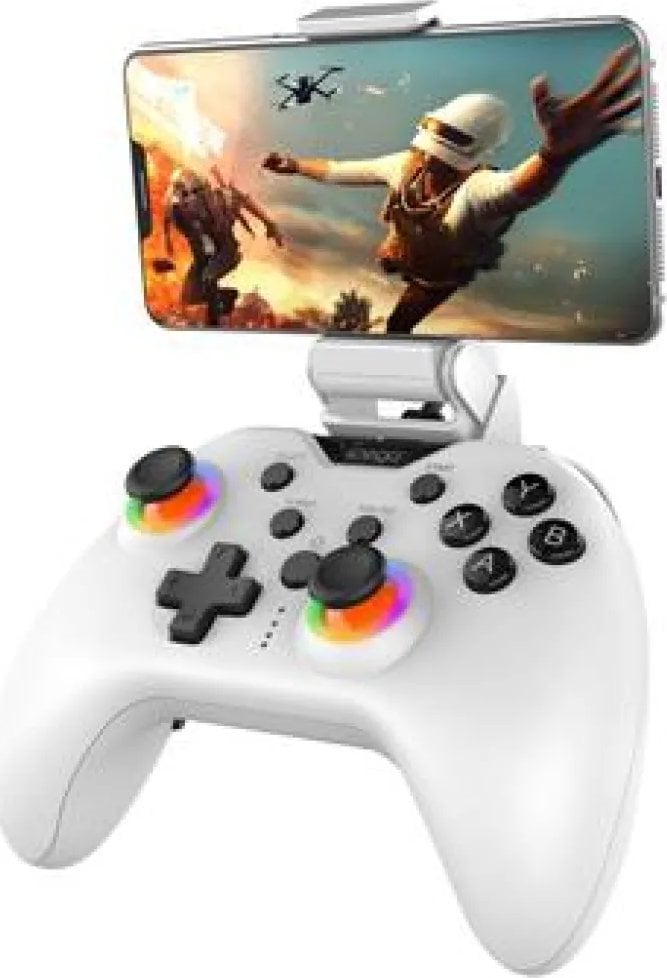 iPega PG-9111B Bluetooth RGB Gamepad for Android / iO / PS3 / PS4 / PC / N-Switch with Smartphone Holder
