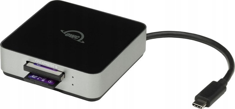 Czytnik OWC Atlas Dual CFexpress + SD Card Card Reader: USB-C Dual-slot CFexpress Type B and SDXC UHS-II Card Reader