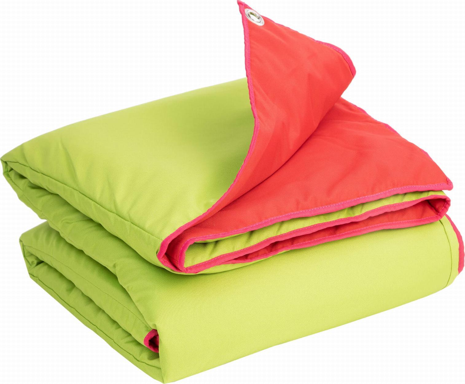 Flamingos Mata piknikowa 200x200 Red Green