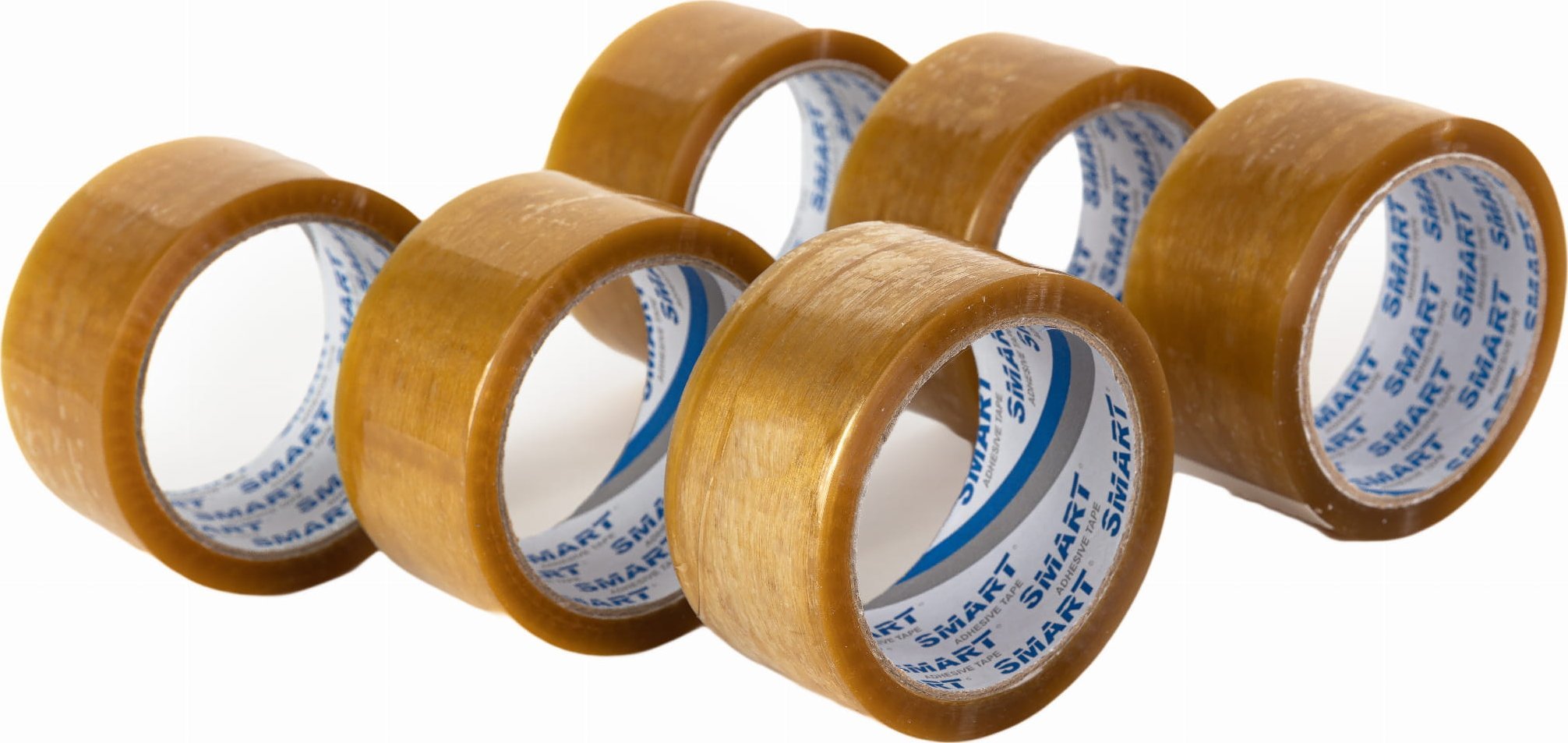 Smart Taśma Pakowa SMART Transparent Kauczuk Naturalny (SOLVENT) 48/60y - 6 szt.