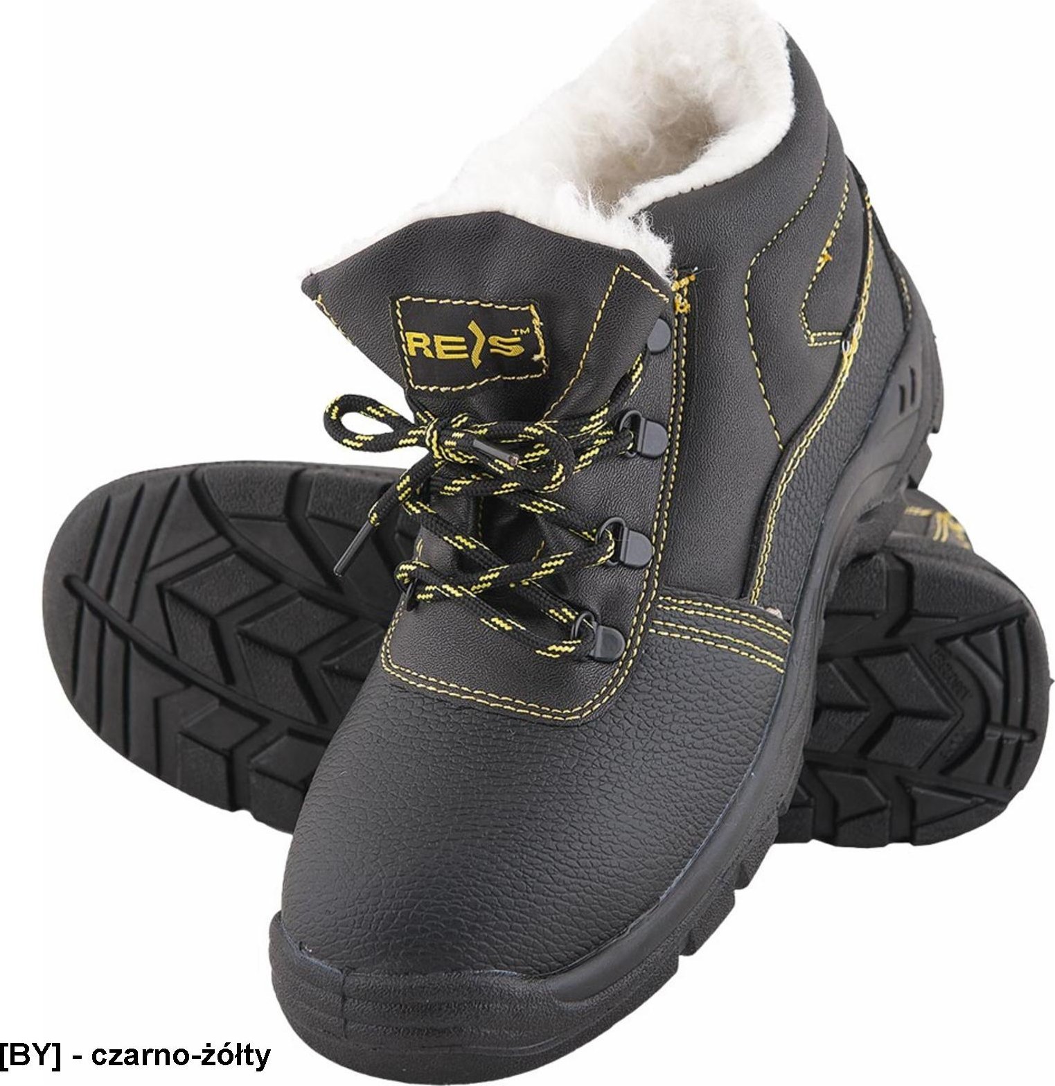 R.E.I.S. BRYES-TO-OB - ocieplane kożuszkiem buty robocze typu trzewik 43