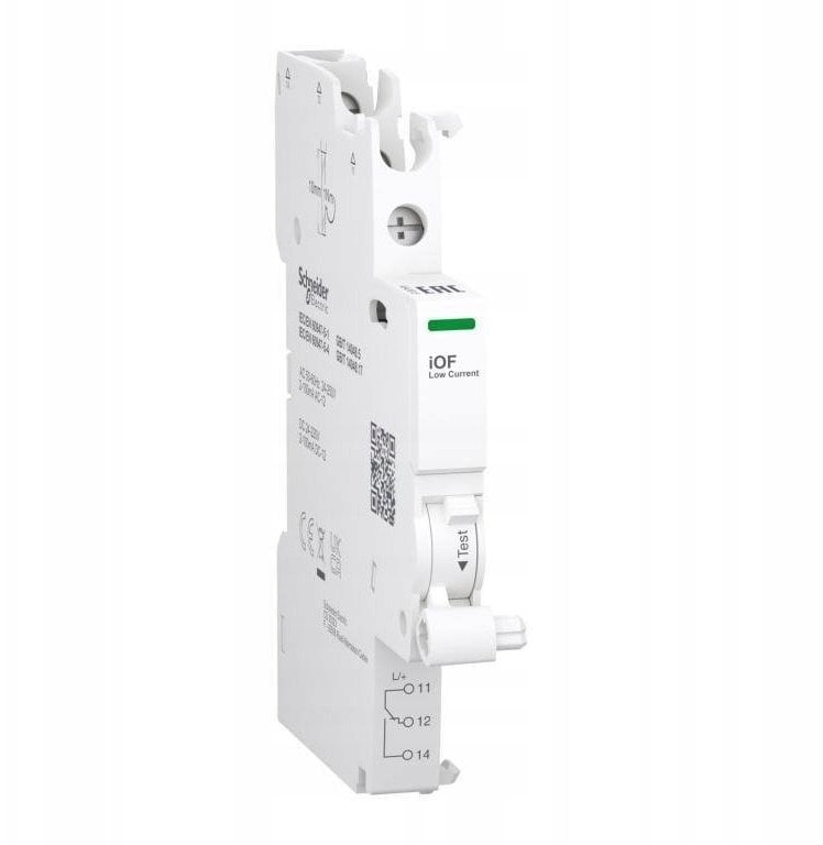 Schneider Styk pomocniczy Acti9 iOF 2-100 mA 1CO do obwodów niskoprądowych zaciski górne A9A26915