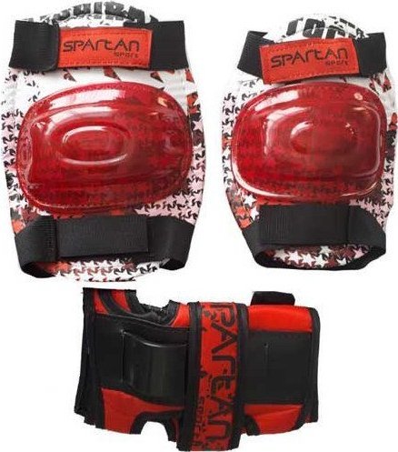 Spartan Zestaw ochraniaczy dla dzieci Spartan Red Star - Rozmiar L