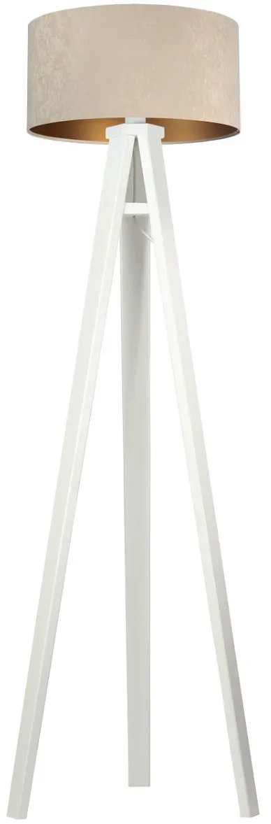 Lampa stojąca HOME 40 beżowa/złota/biała BPS KONCEPT