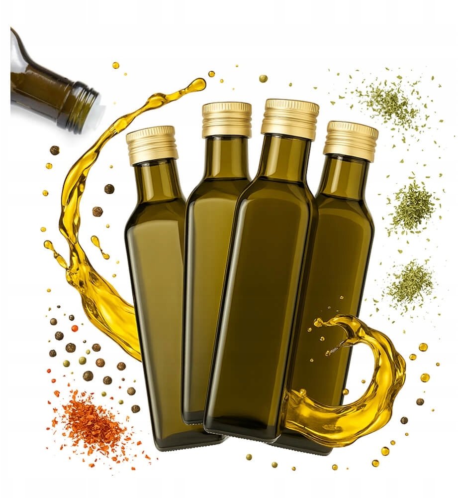 50X Butelka MARASCA OLIWKOWA 250ml na oliwę ocet olej syrop sos alkohol