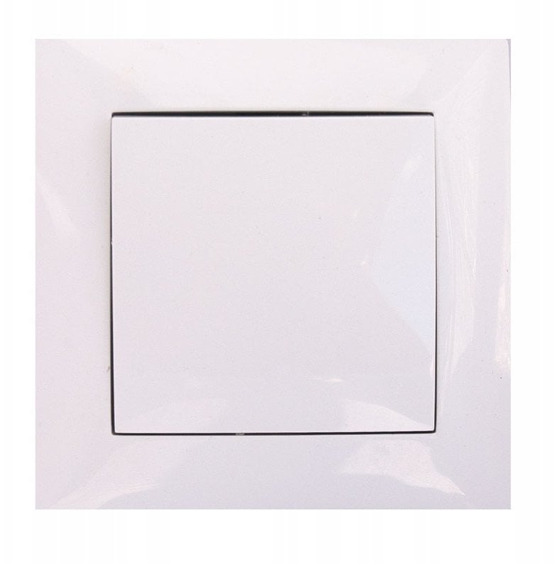 Łącznik Włącznik Światła Pojedynczy Podtynkowy Jednobiegunowy Biały 10A