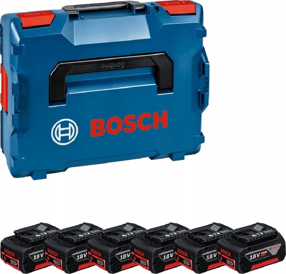 Bosch Bosch 6 X GBA 18V 4.0AH PROFESSIONAL, battery (blue/black)