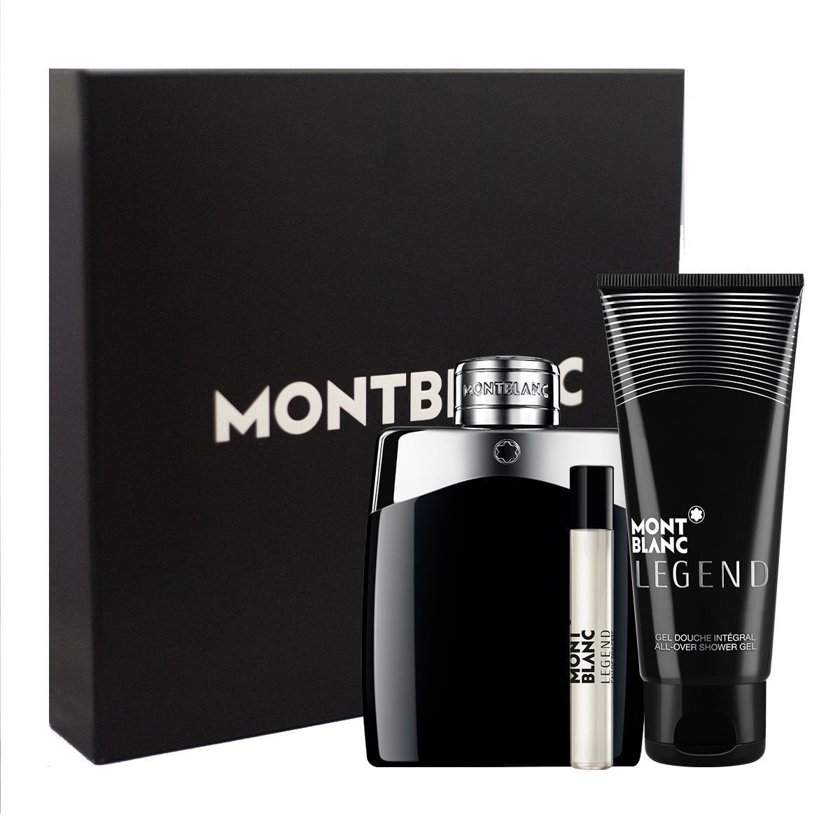 MONT BLANC SET (LEGEND EDT/S 100ML + MINI 7,5ML + SHOWER GEL 100ML)