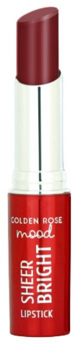 Golden Rose Sheer Bright Lipstick Błyszcząca pomadka do ust 108 Rosy Plum 3.5g
