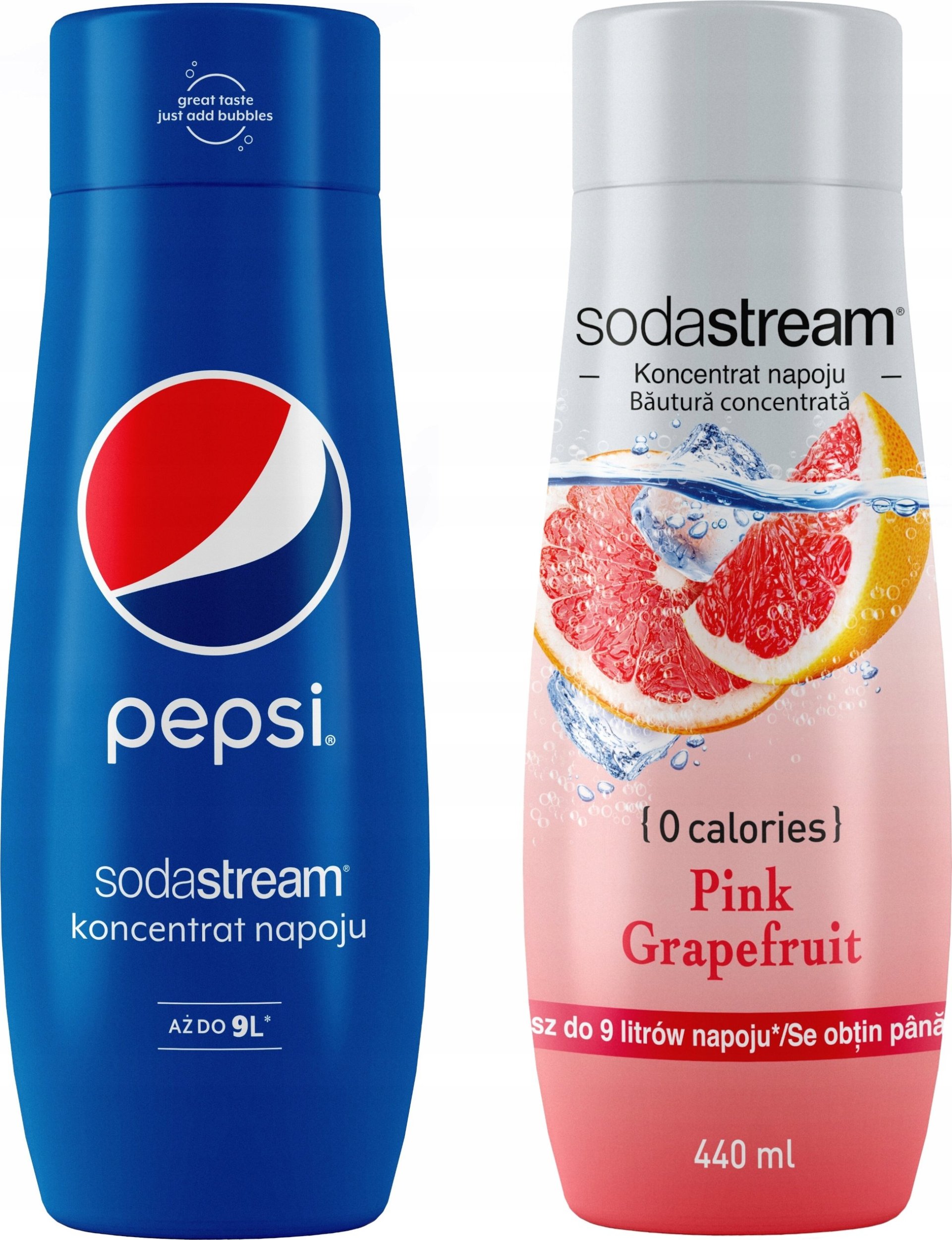 Zestaw 2 koncentratów SodaStream Pepsi+Grapefruit