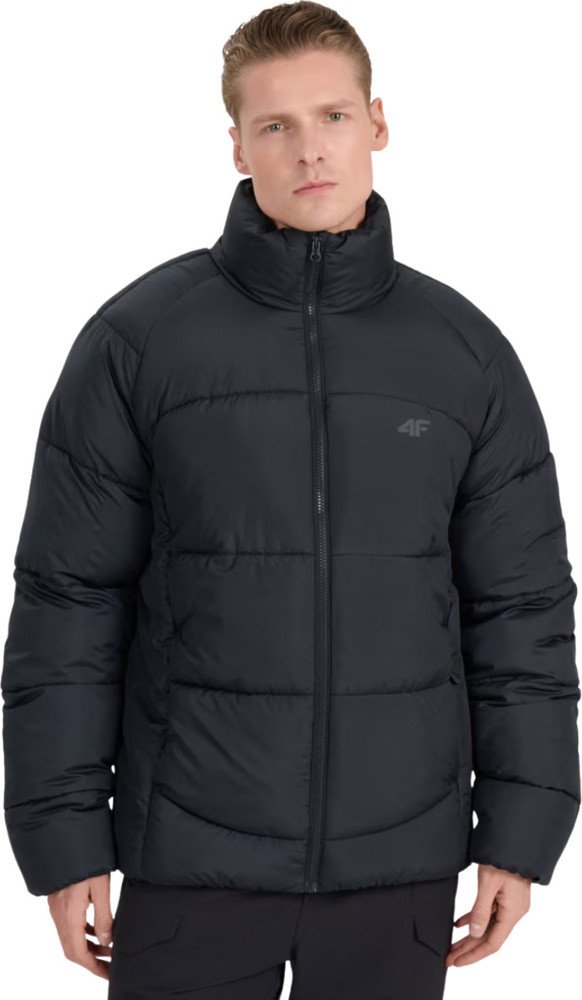 Kurtka męska 4f Kurtka puchowa męska M0707 głęboka czerń 4FRAW25TDJAM0707 20S M