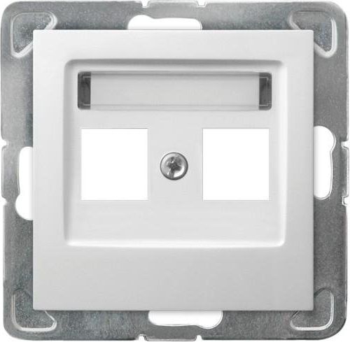 Ospel IMPRESJA Obudowa gniazda pojedynczego teleinformatycznego Keystone (GPK-2Y/p/00)