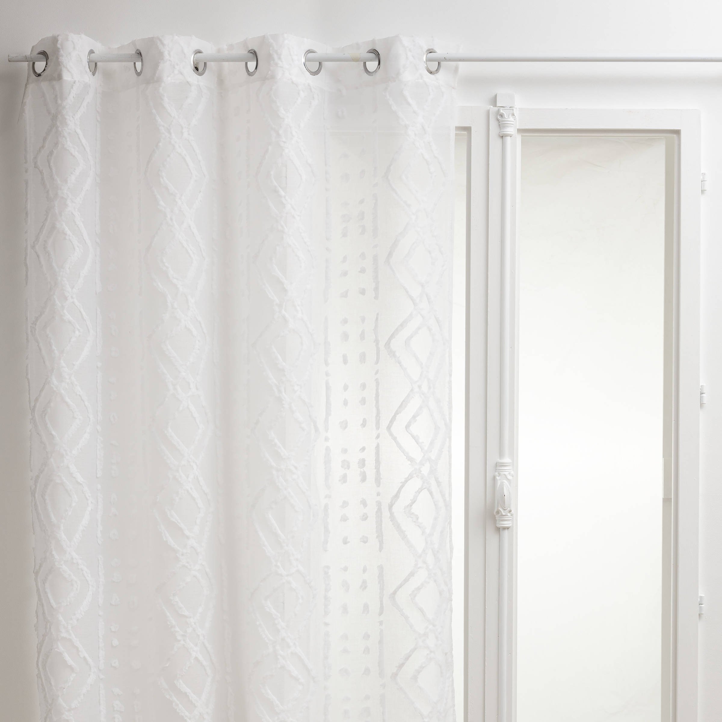 Atmosphera Firanka do salonu na przelotkach SAMA, 140 x 240 cm