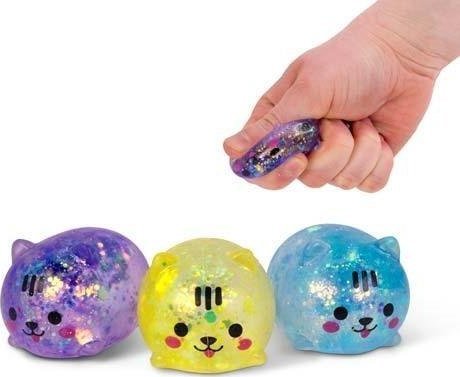 Kotki Scrunchems antystresowe brokatowe MIX