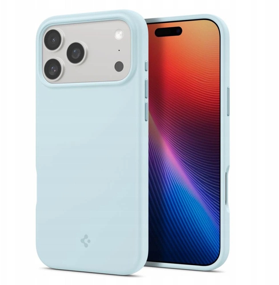 Spigen Silicone Fit Mag MagSafe - Etui do iPhone 17 Pro (Mute Blue)