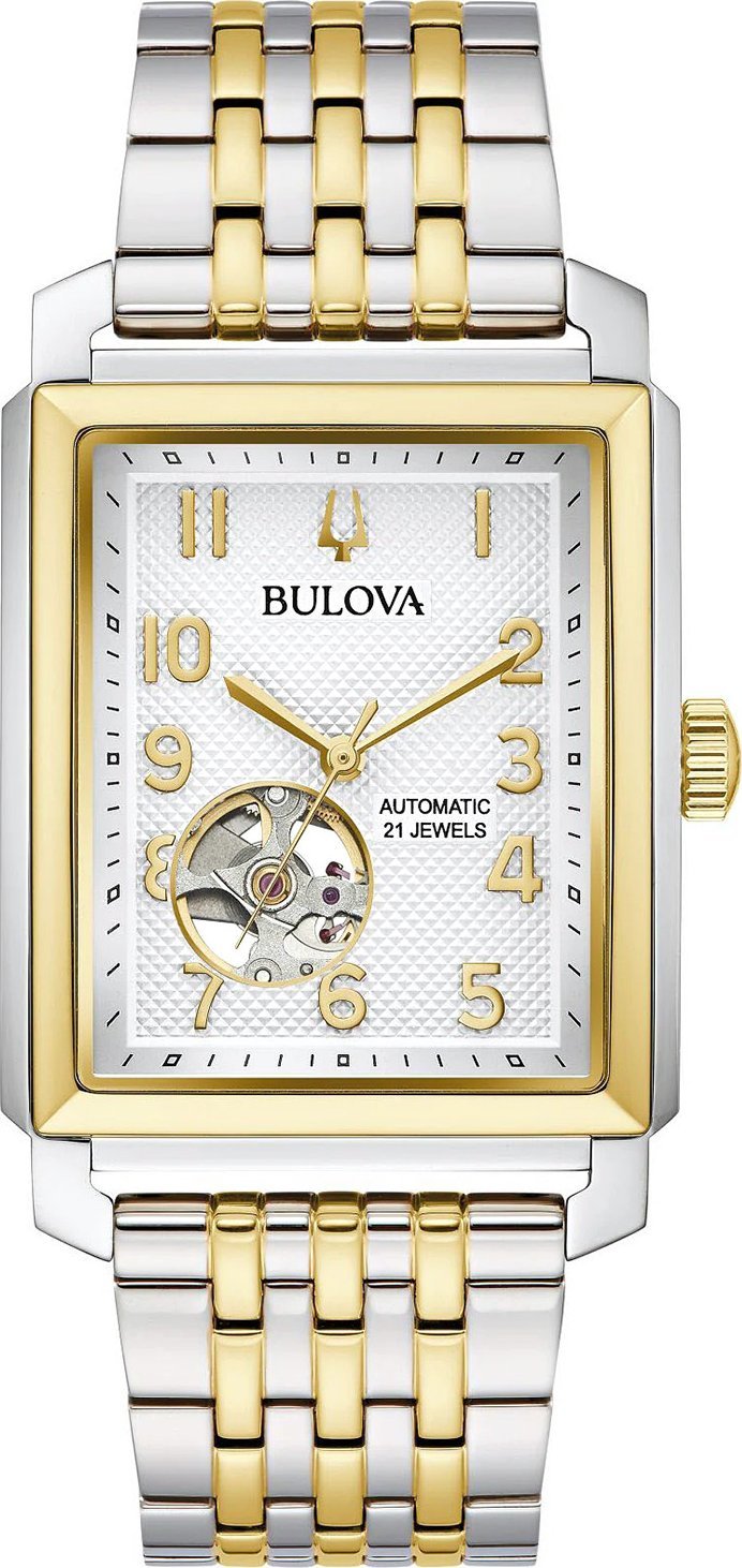 Zegarek Bulova Zegarek damski Bulova 98A308 srebrny