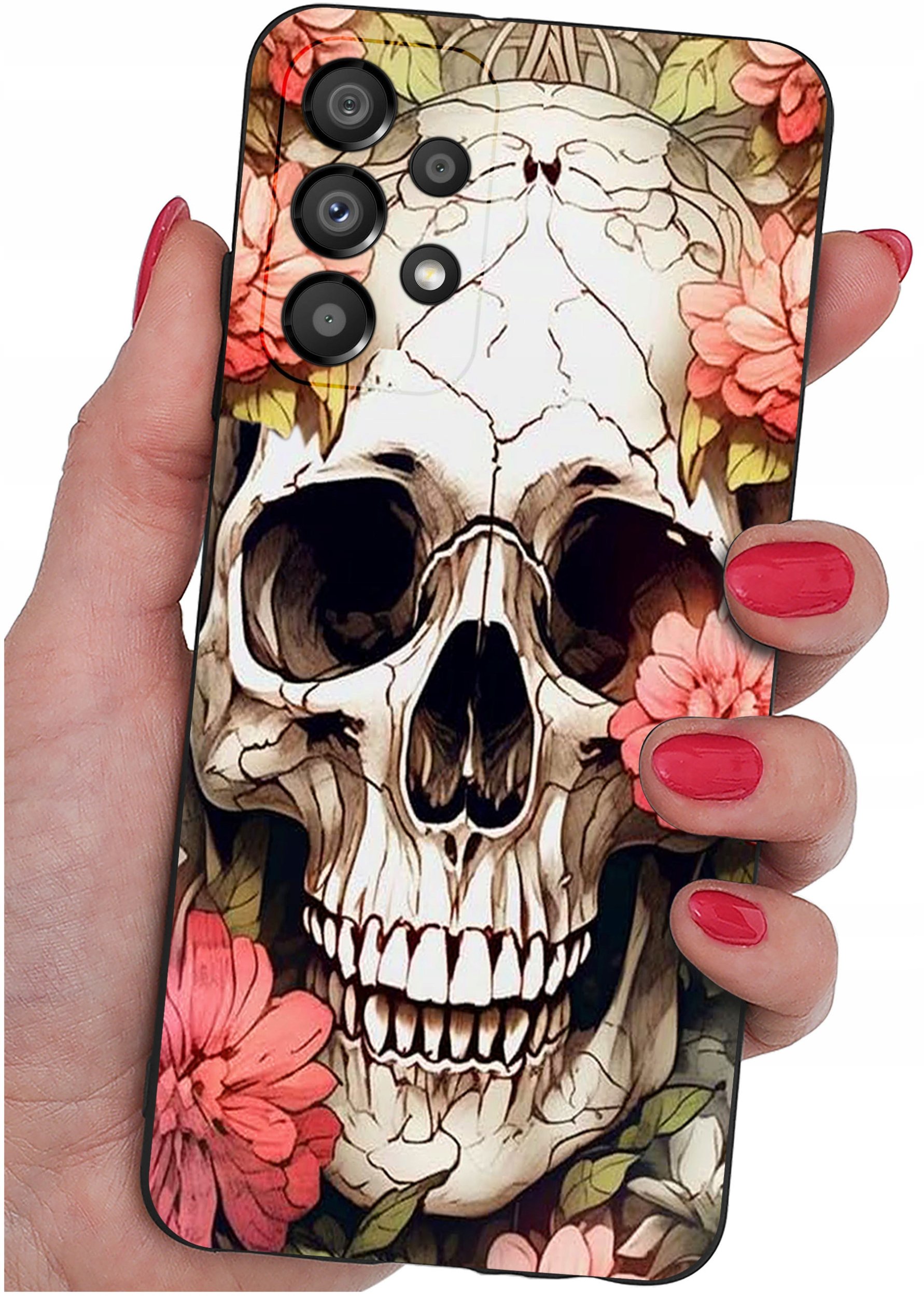 Etui do Samsung A32 4G | WZORY | SILIKONOWE MATT SZKŁO 9H