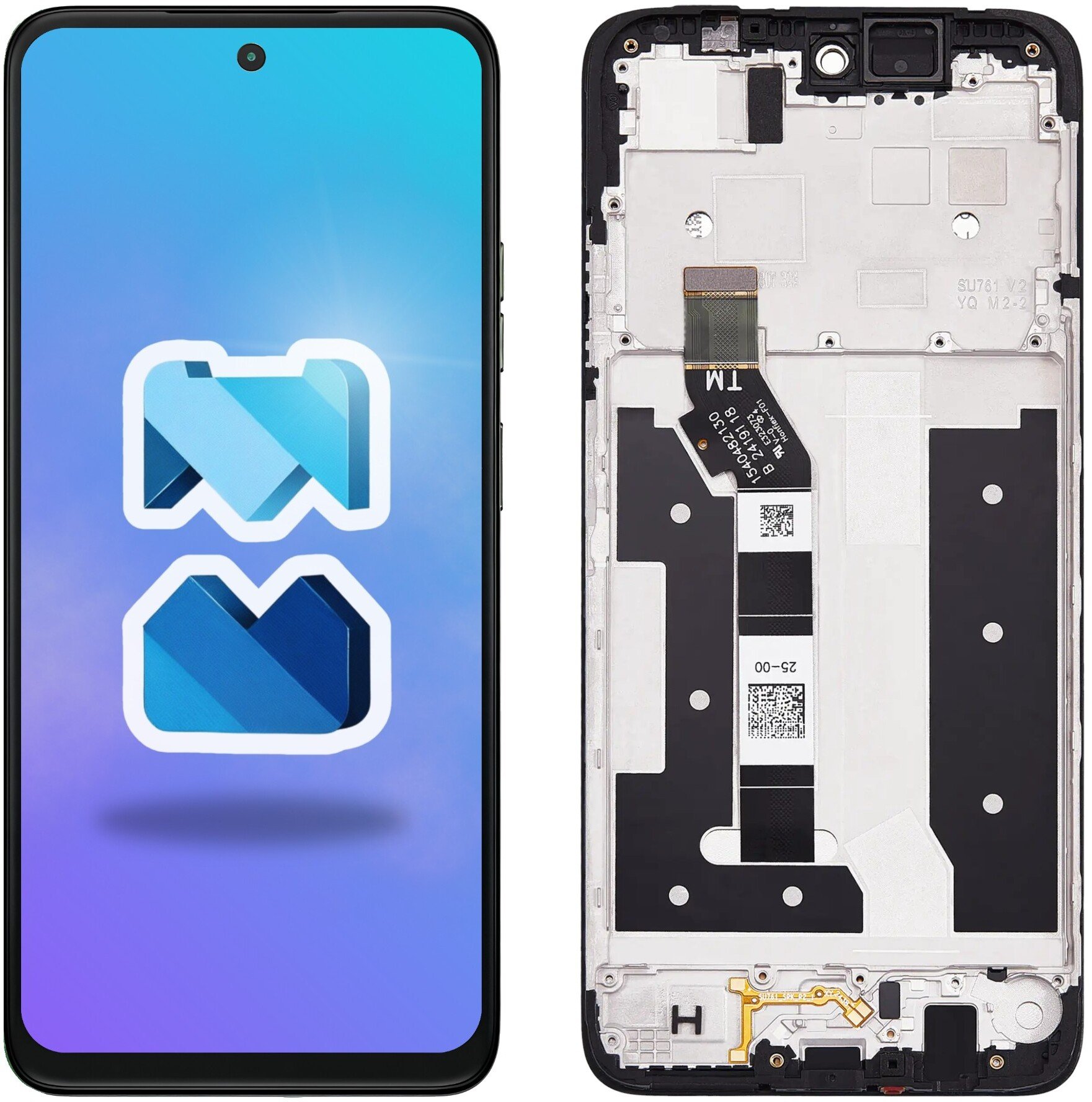 Wyświetlacz do Motorola Moto G35 5G LCD XT2433-5 Ekran Ramka