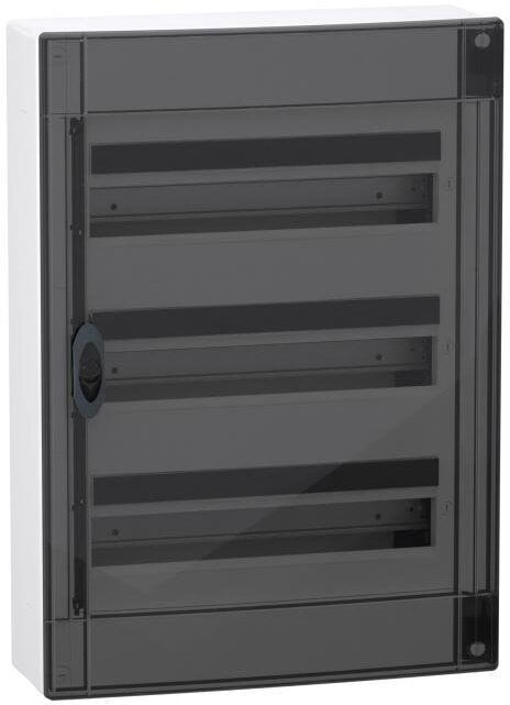 Rozdzielnica PrismaSeT XS 3x18 PSXS-3-18-NT-P natynkowa drzwi przezroczyste IP40 IK09 LVSXR318