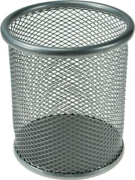 Titanum Pojemnik na długopisy siatka srebrny