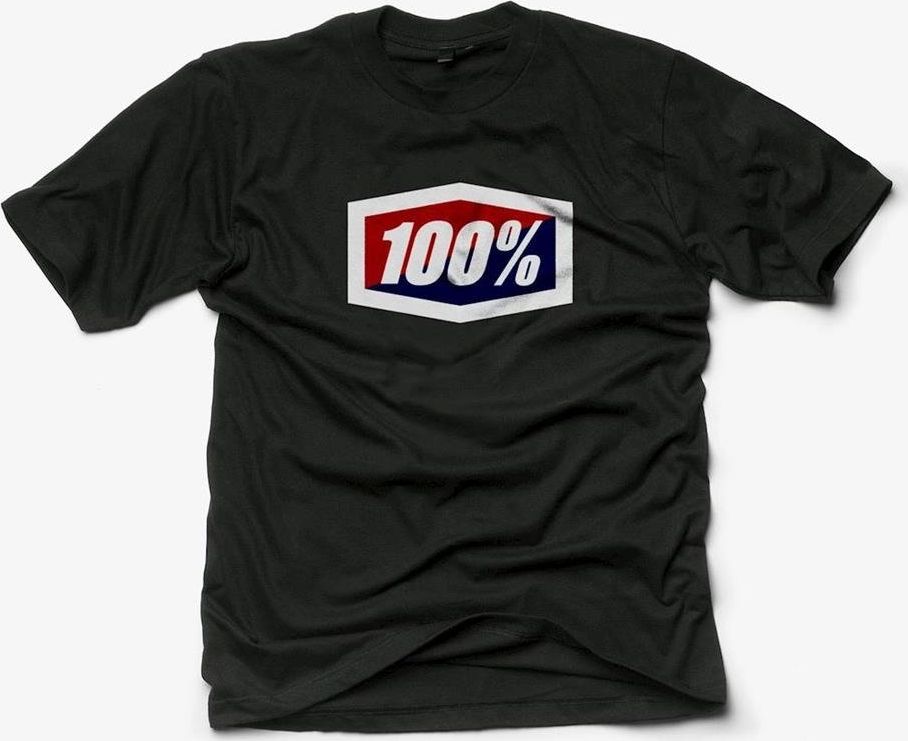 100% T-shirt 100% OFFICIAL krótki rękaw black roz. L (NEW)