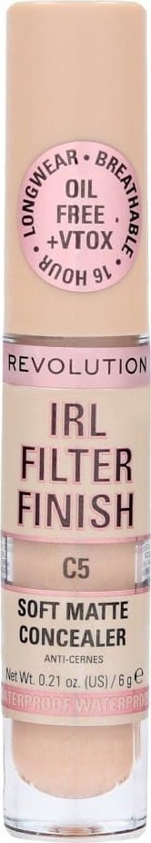 MAKE UP REVOLUTION Makeup Revolution IRL Filter Finish Korektor w płynie C5 6g