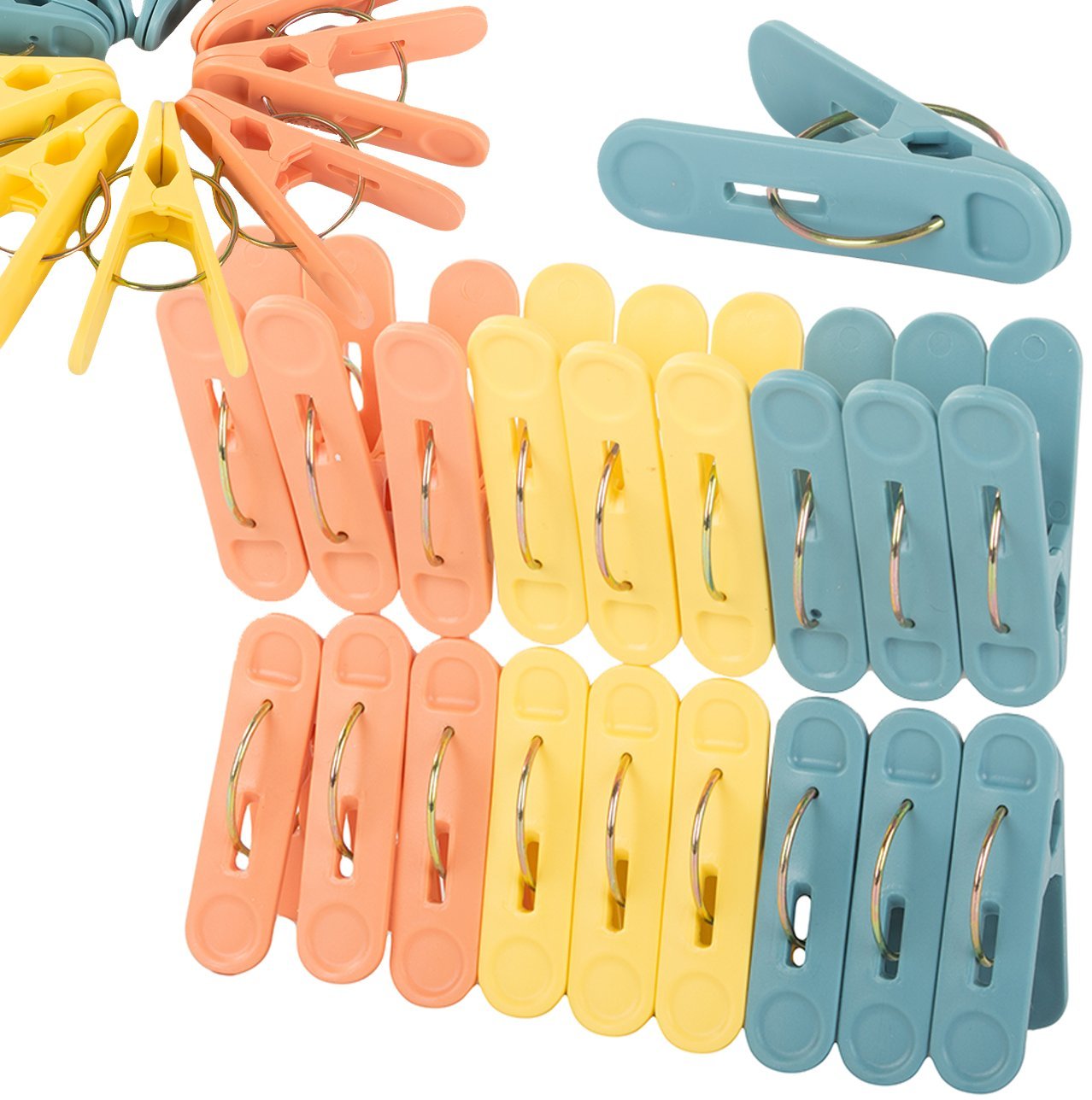 Klamerki Spinacze Do Prania Ubrań Bielizny 18 szt. - 27326