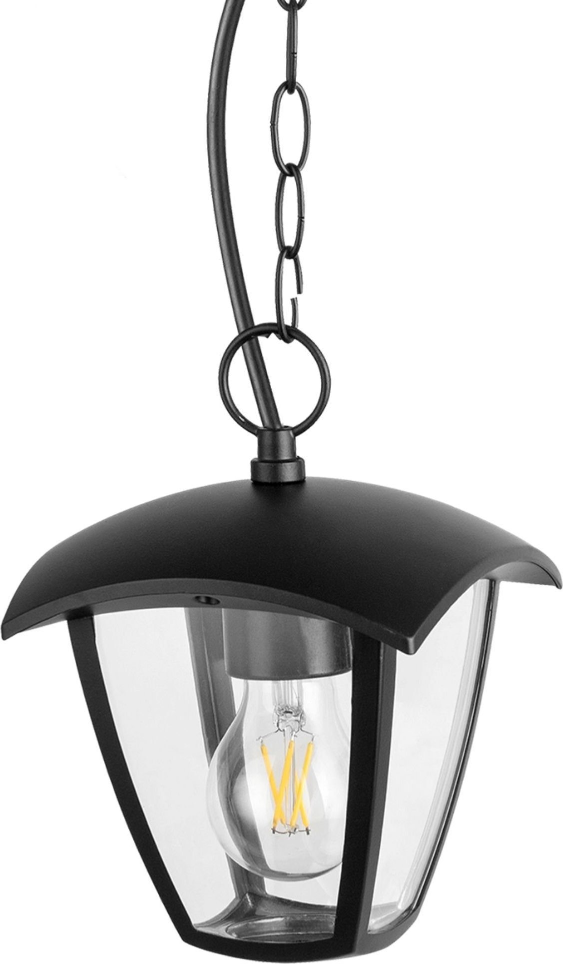 Lampa wisząca Polux Lampa wisząca elewacyjna Igma 311887 na łańcuchu czarna
