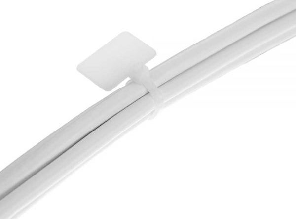 Organizer InLine Opaska zaciskowa Biały 100 sztuk (59967G)